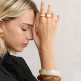 Angular Cuff Bangle in Multi