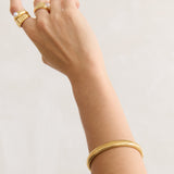 Snake Chain 18K Gold Plated Bracelet