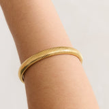 Snake Chain 18K Gold Plated Bracelet