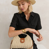 Joyce Straw Hat in Beige