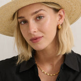 Puff Mariner Chain 18K Gold Plated Necklace