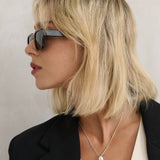 Droplet Sterling Silver Plated Necklace