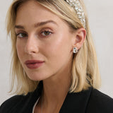 [New Colour] Jennifer Cubic Statement Headband in Silver