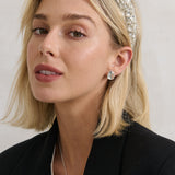 [New Colour] Jennifer Cubic Statement Headband in Silver