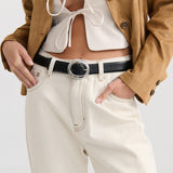 Molly Everyday Belt in Black/Silver