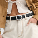 Molly Everyday Belt in Black/Silver