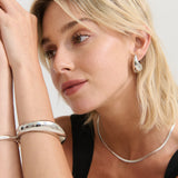 Droplet Sterling Silver Plated Earrings
