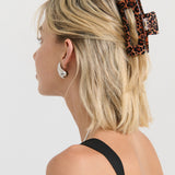 Leopard Rectangular Claw Clip