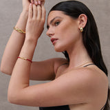 Harry 18K Gold Plated Bracelet in Red