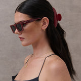 Ruby Christmas Hair Claw Clip