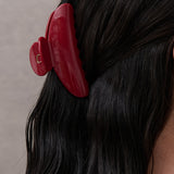 Ruby Christmas Hair Claw Clip