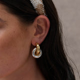 Evie Mix-Metal Plated Earrings