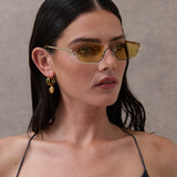 Rome Heart 18K Gold Plated Earrings