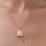 Sun Charm 18K Gold Plated Necklace