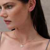 Onyx Gemstone 18K Gold Plated Necklace