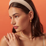 Oblique Pearl Statement Headband