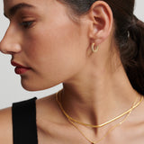 Aimee Embellished 18K Gold Plated Earrings