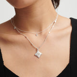Lori Silver Plated Charm Necklace