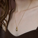 Victoria Matte 18K Gold Plated Necklace