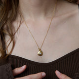 Victoria Matte 18K Gold Plated Necklace