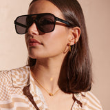 Musty Aviator Sunglasses -Black