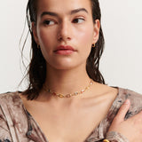 Sorrento Gem 18K Gold Plated Necklace