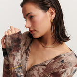Ripple 18K Gold Plated Earrings