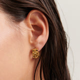 Ripple 18K Gold Plated Earrings