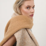 Caramel Duotone Fluffy Scarf