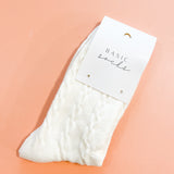 Winter Cable Woolen Crew Socks