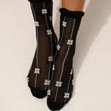 Lightweight Daisy Mesh Socks
