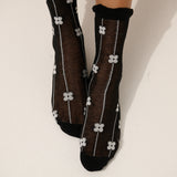 Lightweight Daisy Mesh Socks