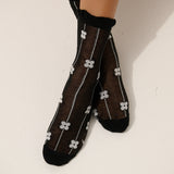 Lightweight Daisy Mesh Socks