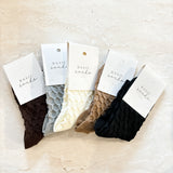Hive Textured Winter Socks (5col)