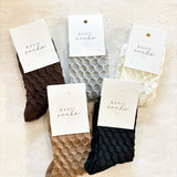 Hive Textured Winter Socks (5col)