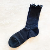 Marshmallow Frill Mesh Socks