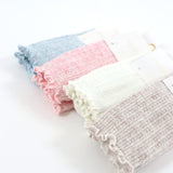 [New Colour] Hommy Frill Wool Crew Socks in Blue