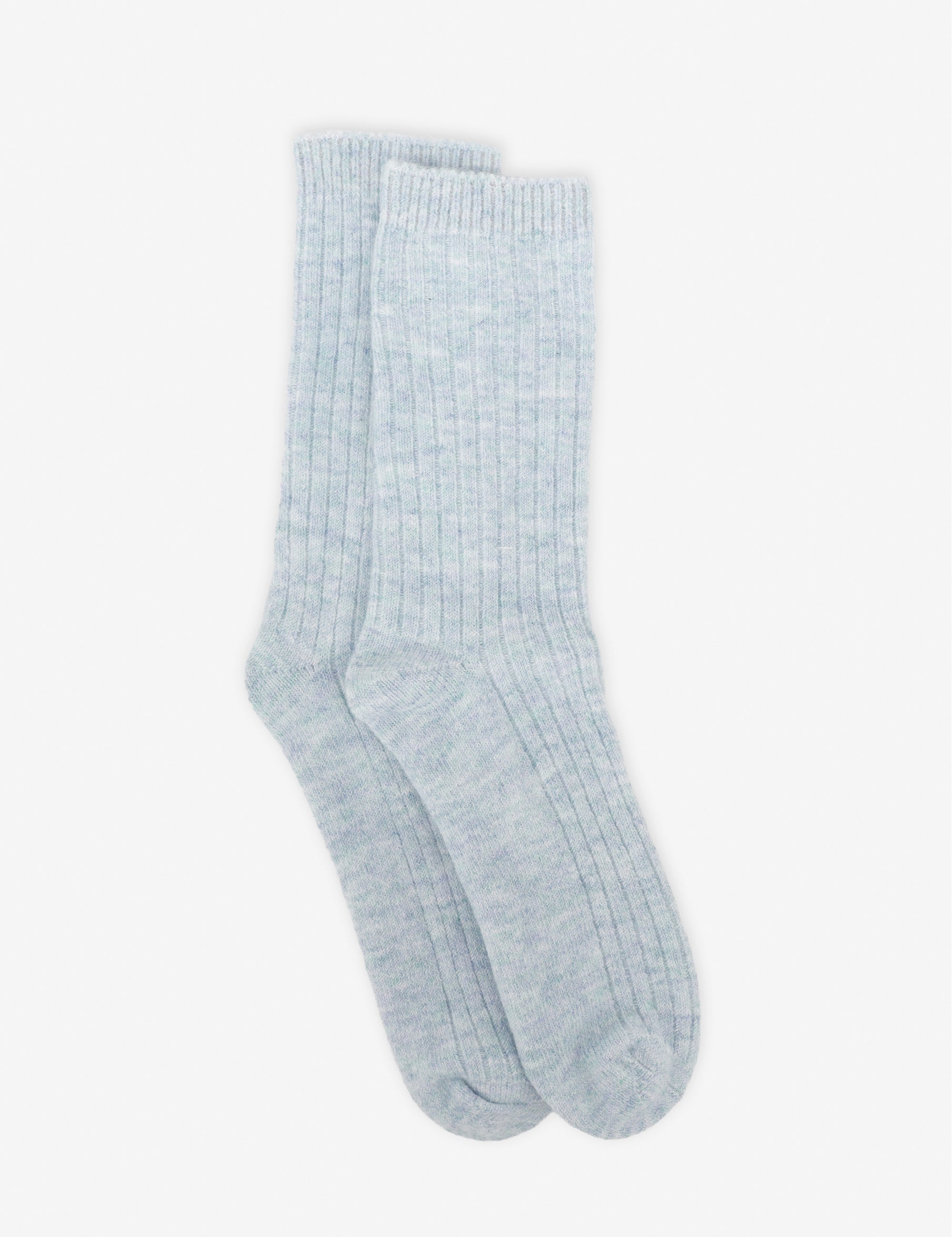 Angels Rib Wool Blend Socks (6col)