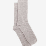 Angels Rib Wool Blend Socks (6col)