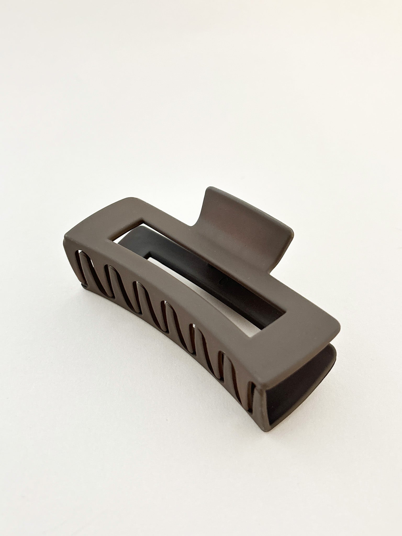 Large Matte Rectangular Claw Clip (5col)