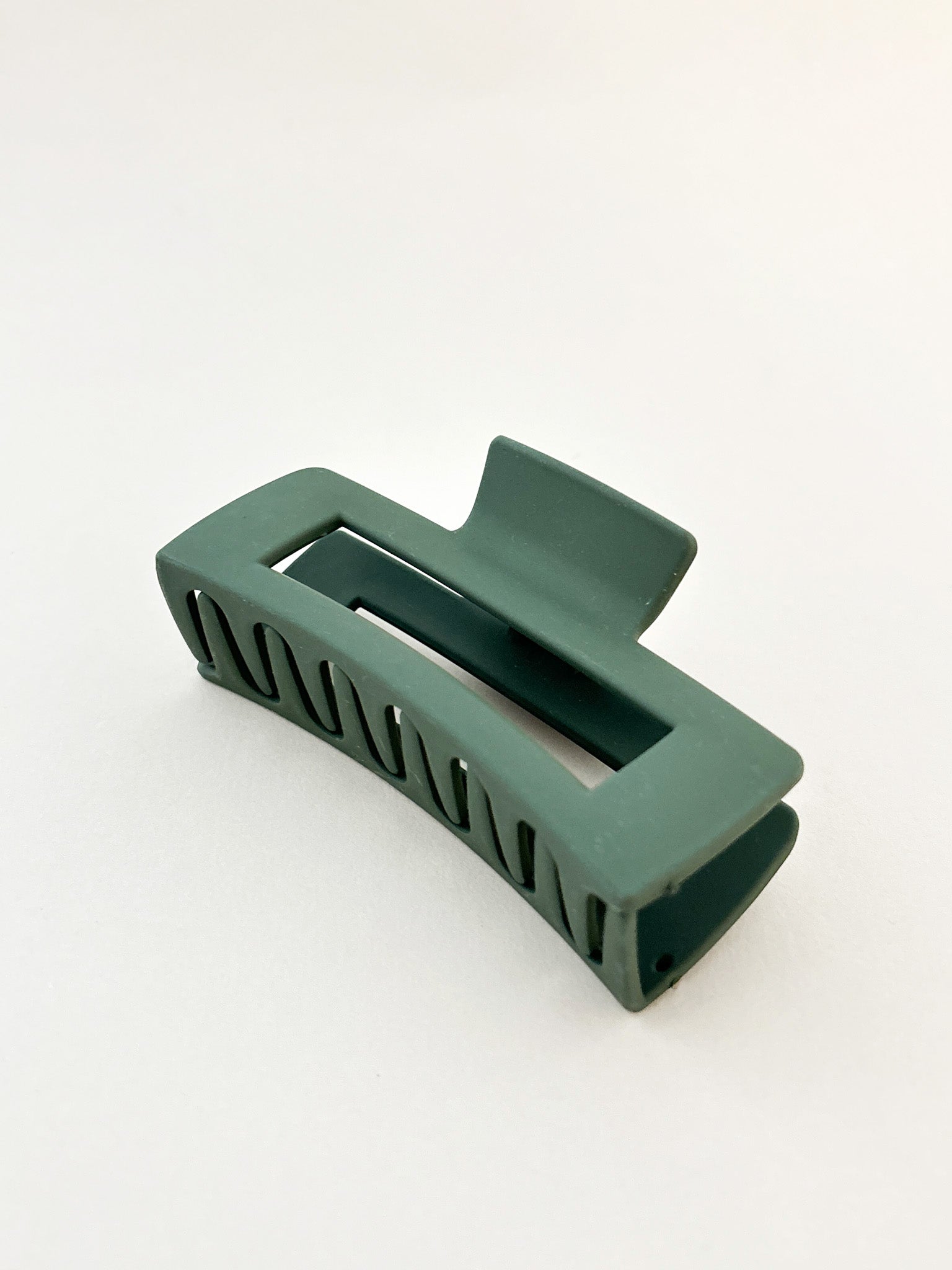 Large Matte Rectangular Claw Clip (5col)