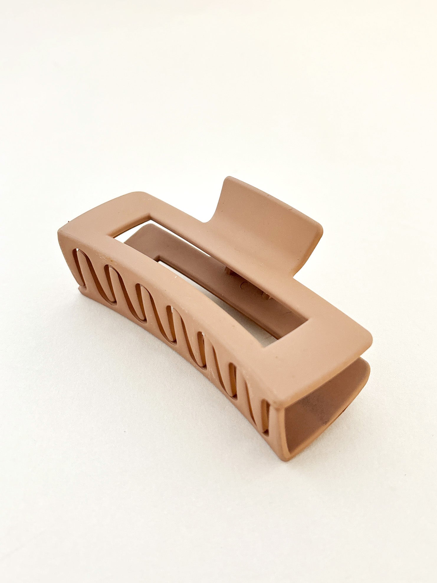 Large Matte Rectangular Claw Clip (5col)
