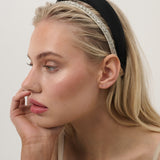 Olivia Silver Crystal Statement Headband