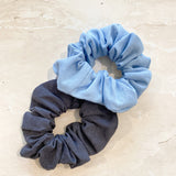 Berry Crush Linen Scrunchie Pack
