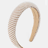 Oblique Pearl Statement Headband