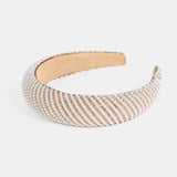 Oblique Pearl Statement Headband