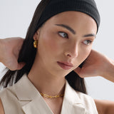 Solid Basic Ribbed Headband - Black