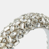 Jennifer Cubic Statement Headband in Silver