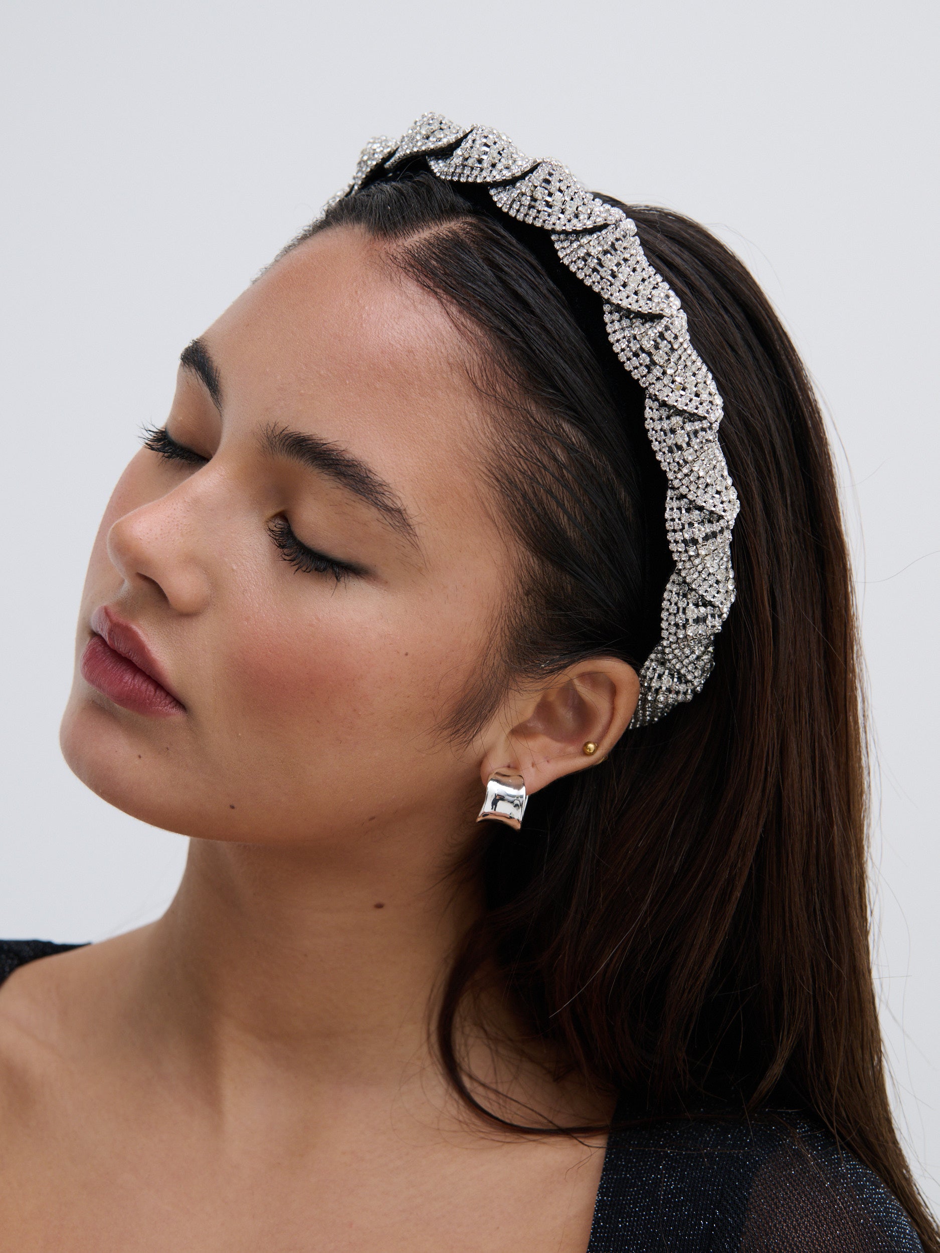 Twist Rhinestone Statement Headband