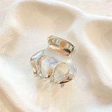Petit Metal Claw Clips in Silver